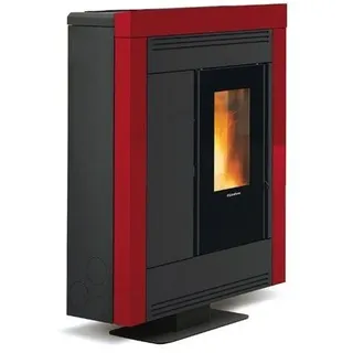 Extraflame 1288651 Ofen Pellet 10kW Souvenir Plus Steel 5.0 Bordeaux 5 Sterne