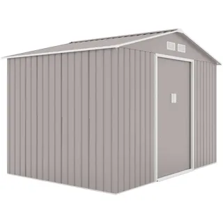 HATTORO Metallgerätehaus S200 2,7 x 1,8 m hellgrau