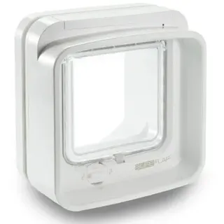 Sureflap Dual Scan Katzenklappe Mikrochip 1 Stück Weiß