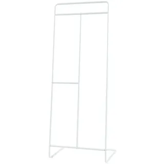 [en.casa] Kleiderständer Sandviken , Weiß , Metall , 63x166x48 cm , Garderobe, Garderobenständer