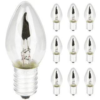 HAVA 10er Pack, Dimmbar Mini Ambientekerze E14 3W, Flackernde Kerze