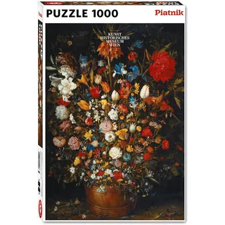 Piatnik Bruegel Gr Blumestrauss T 1000 Teile Puzzle Großer Blumenstrauß in einem Holzgefäßvon Brueghel