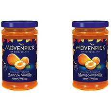 Mövenpick Gourmet-Frühstück Mango-Marille, Premium Fruchtaufstrich, 250 g (Packung mit 2)