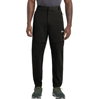 Jack Wolfskin Hikeout Zip Away Pants M Regular Schwarz 50