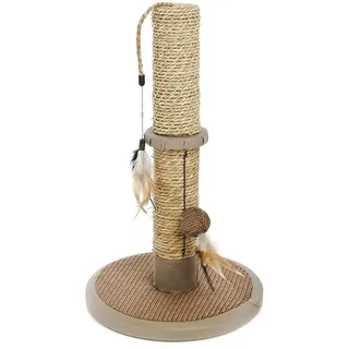 Bello Kratzbaum mit doppelt hängendem Katzenspielzeug Ferribiella