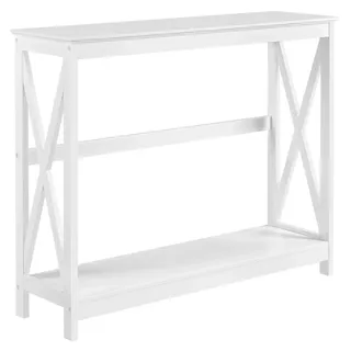 Yaheetech Konsolentisch 101,5 x 30 x 81 cm Weiß