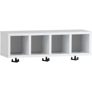 Schildmeyer Wandregal Balto 59,8 x 17,6 x 20,2 cm Weiß