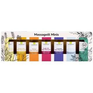 GREENDOOR Massageöl Sortiment als Minis 175 ml Set