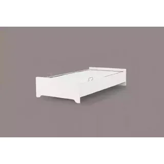 Bett Weiß Schlafzimmer Kinderzimmer Betten Holz Holzbett Möbel  100x200cm - Weiß