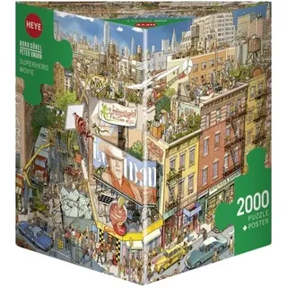 Puzzle - Superhero Movie, Göble/Knorr - Triangular 2000 Teile