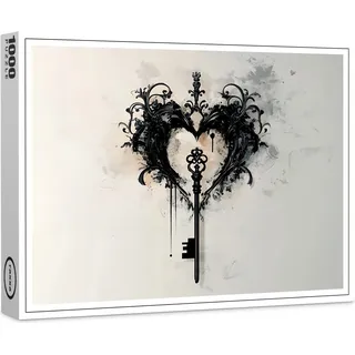 raxxa Premium-Puzzle "Schlüssel zum Herzen", 1000 Teile