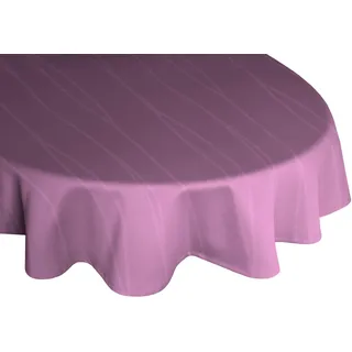 Wirth Tischdecke LANGWASSER oval 130 x 190 cm lila