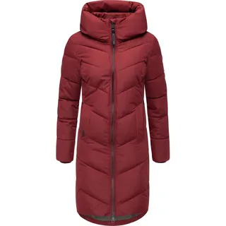 Steppmantel RAGWEAR "Steppmantel Natalin YOUMODO", Damen, Gr. 5XL, rot (wine rot), Obermaterial: 100% Polyester PES.  Obermaterial: Futter: 100% Polyester PES. 100% Polyester PES., Mäntel Steppmantel