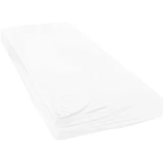 5007 Mako-Feinjersey 90 x 190 - 100 x 200 cm weiß