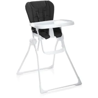 Joovy Nook Hochstuhl, Baby-Hochstuhl, kompakt zusammenklappbar, aufklappbares Tablett, leicht zu reinigen, platzsparend,, schwarz