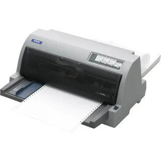 Epson LQ-690 A4 24 Nadeldrucker 128kB 529Zeichen/Sek (Nadel, Schwarz-Weiss), Drucker, Grau