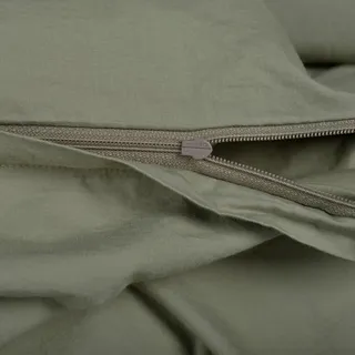Zoeppritz Perkal-Bettdeckenbezug Easy Farbe forest Größe 155x220