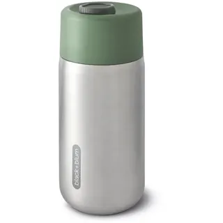 BLACK + BLUM Edelstahl To Go Isolierbecher 340 ml | Olive | Thermobecher Kaffee to go hält bis zu 5 Stunden heiß | 100% auslaufsicher | verriegelbarer Deckel | BPA frei | Rutschfest