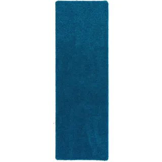 Snapstyle Milano Teppichläufer 100 x 400 cm Blau/Petrol
