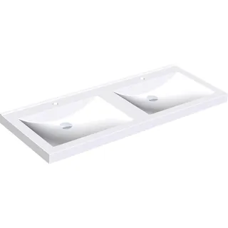 KWC Quadro Doppelwaschtisch 140 x 125 x 53 cm