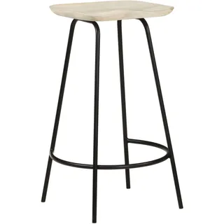 vidaXL Barhocker 4 Stk. Mango Massivholz - Braun