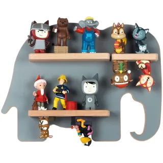 BOARTI Kinderregal Elefant 33 cm grau