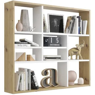 FMD Wandregal Mika 90 x 0 x 78,2 cm Braun