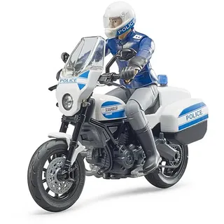 Bruder 62731 - Scrambler Polizeimotorrad blau 1:16