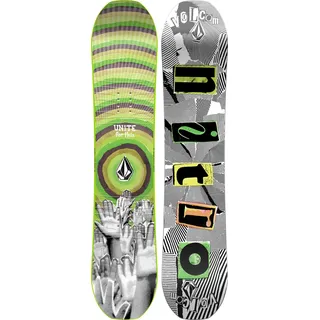 Nitro Snowboards Jungen Ripper Kids xVOLC  ́23, Allmountainboard, Twin, Flat-Out Rocker, Softride