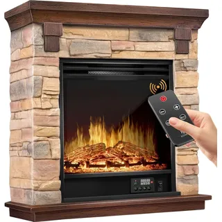 Kesser Elektrokamin LED 3D-Flame braun