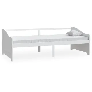 vidaXL Tagesbett 3-Sitzer Weiß Massivholz Kiefer 90x200 cm - Weiß
