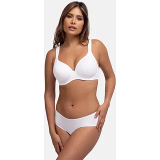 DORINA Bügel-BH »Rachel« mit Schale, nahtlos vorgeformte Cups, gepolsterte Träger weiß