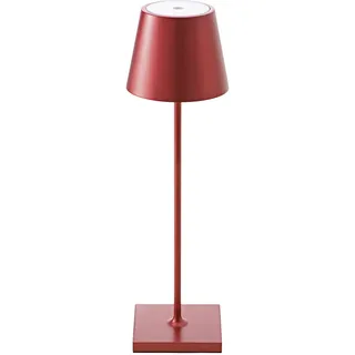 SIGOR Akku-Tischleuchte Nuindie 38cm kirschrot 2,2W FlexMood 2200K/2700K IP54 Ra85 dimmbar - Rot