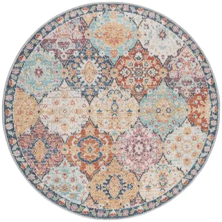 The CarPET Palma Outdoor-Teppich Ø 120 cm mehrfarbig