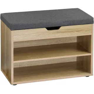 KESPER Schuhschrank 60 x 45 x 30 cm braun gepolstert / braun