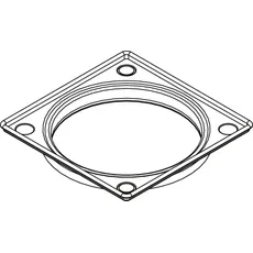 Kermi Ablaufrahmen M2X L 120 x B 120 mm