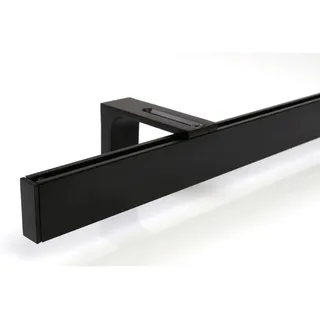 deco-raum Gardinenschiene 1-läufig Ø 0 mm 150 cm Schwarz
