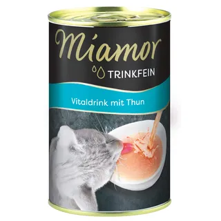 Miamor Trinkfein Thunfischsuppe für Katzen 24 x 135 ml