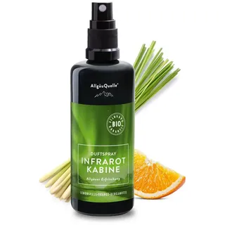 AllgäuQuelle Bio Raumduft Infrarotkabinen-Spray Erfrischung Saunaduft Spray 100% ml