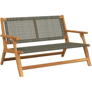 vidaXL Gartenbank 122 x 76 x 73,5 cm Grau