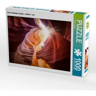 CALVENDO Puzzle lower antelope canyon - arizona - usa 1000 Teile Puzzle quer | 1000 Teile Lege-Größe 64x48cm Foto-Puzzle für glückliche Stunden