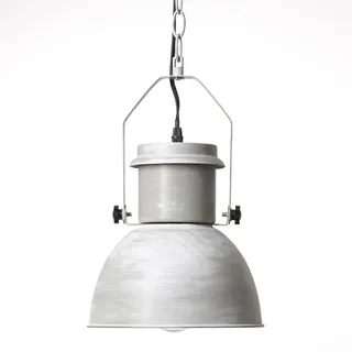 Brilliant Salford 1-flg. Ø 23 cm rund grau Metall