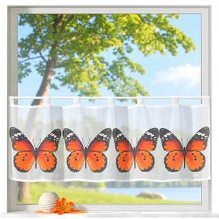 WECKBRODT Alisa Schlaufen 120 x 45 cm Transparent/Weiß 1 Stk.
