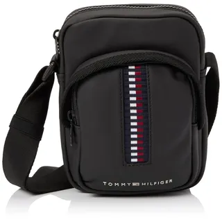 Tommy Hilfiger TH CORP MINI REPORTER Schultertasche Herren, Schwarz (Black), OS