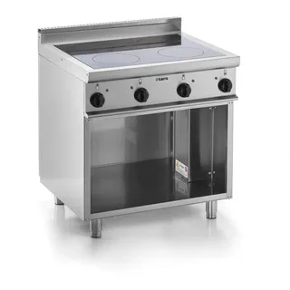 Saro Induktionsherd mit offenem Unterbau Modell E7Cui4Bal