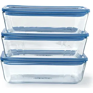 Pyrex Frischhaltedose aus Borosilikatglas 1,5 l 3 St.