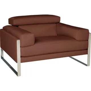 Calia Italia Sessel »Romeo Loungesessel« extravaganter Designsessel CALIA ITALIA KARMA 601 choccolate),