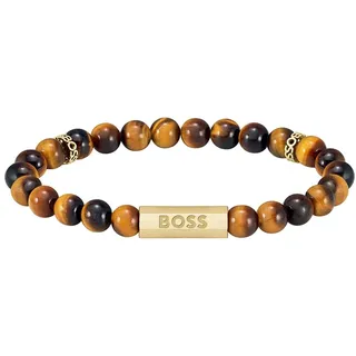 Boss Jewelry armband für Herren Kollektion SPHERE STONES Mit Steinen aus Tigerauge