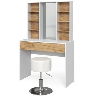 Vicco Schminktisch Alexa 93 cm mit Hocker