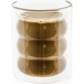 Mulex 2 Tlg. Espressogläser Latte Macchiato Gläser Dopplewandig Gläser-Set 200 ml
